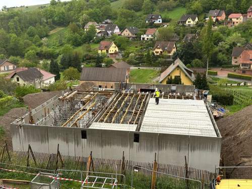 Cave viticole - Domaine Bohn - Ficker - entreprise de constructions Alsace - Gros oeuvre