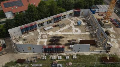 Dicker - entreprise de constructions Alsace - Gros oeuvre - Pharmacie de Boofzheim
